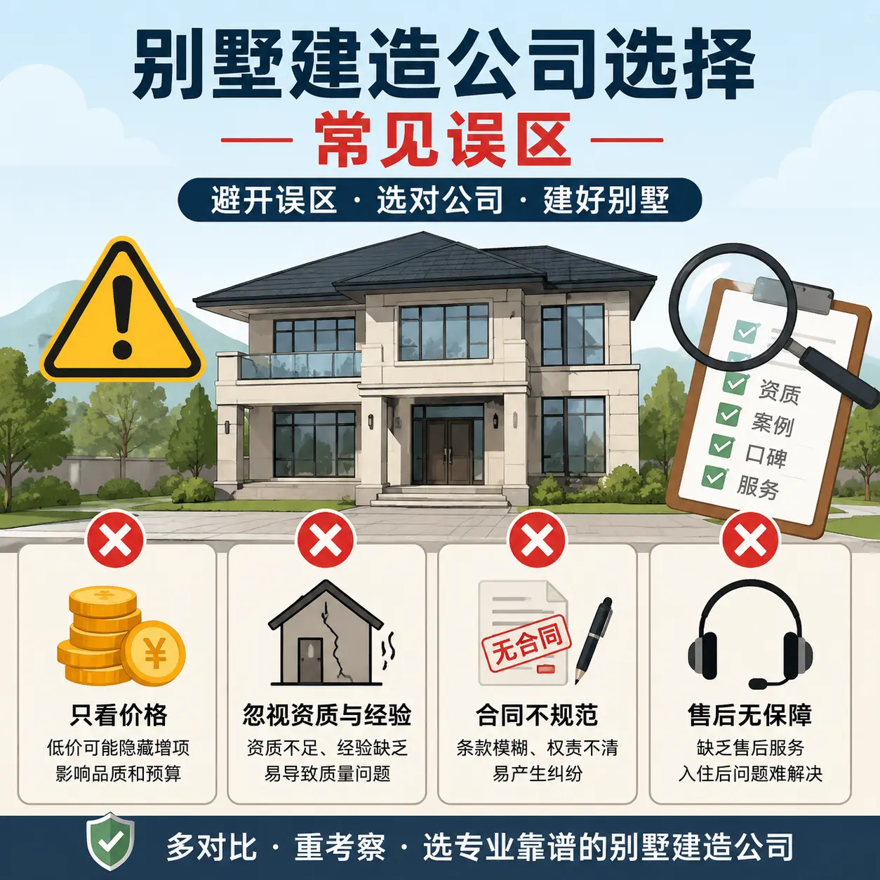 独山 别墅建造公司推荐:了解市场行情与服务内容