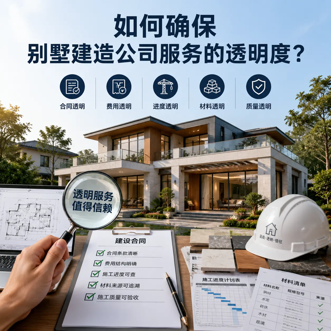 在 独山 如何确保别墅建造公司服务的透明度?