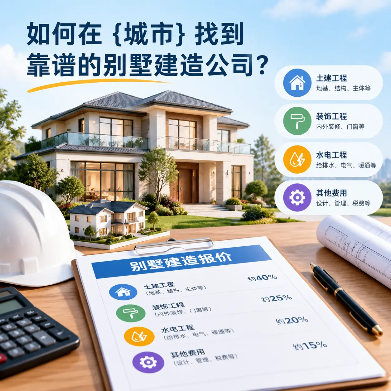 如何在 独山 找到靠谱的别墅建造公司？