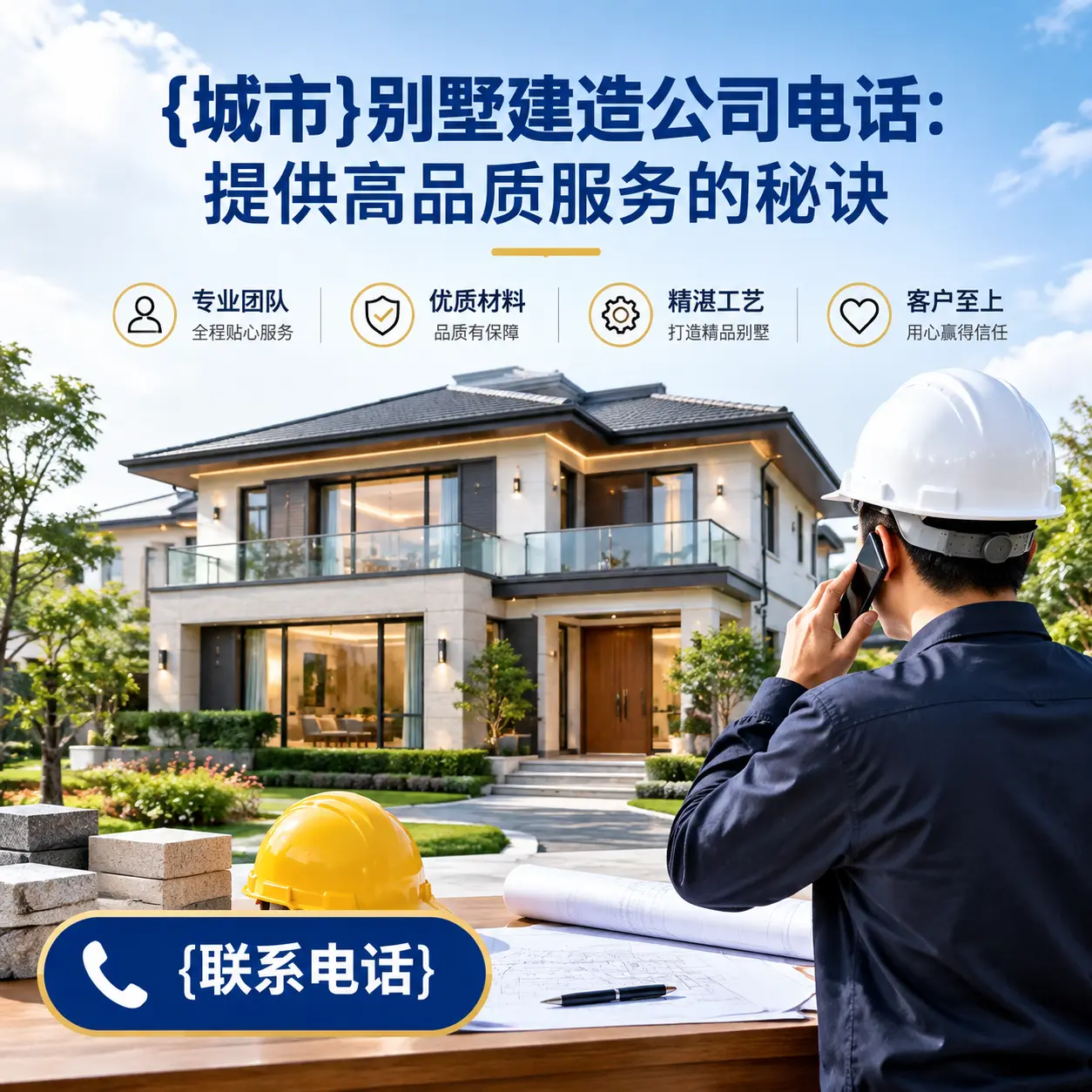 独山别墅建造公司电话:提供高品质服务的秘诀