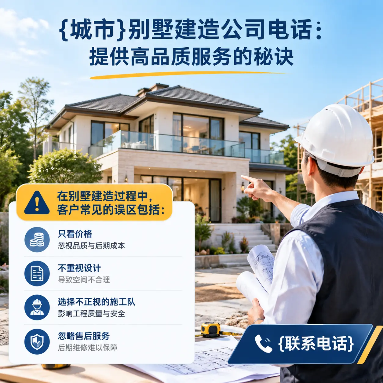 独山别墅建造公司电话:提供高品质服务的秘诀
