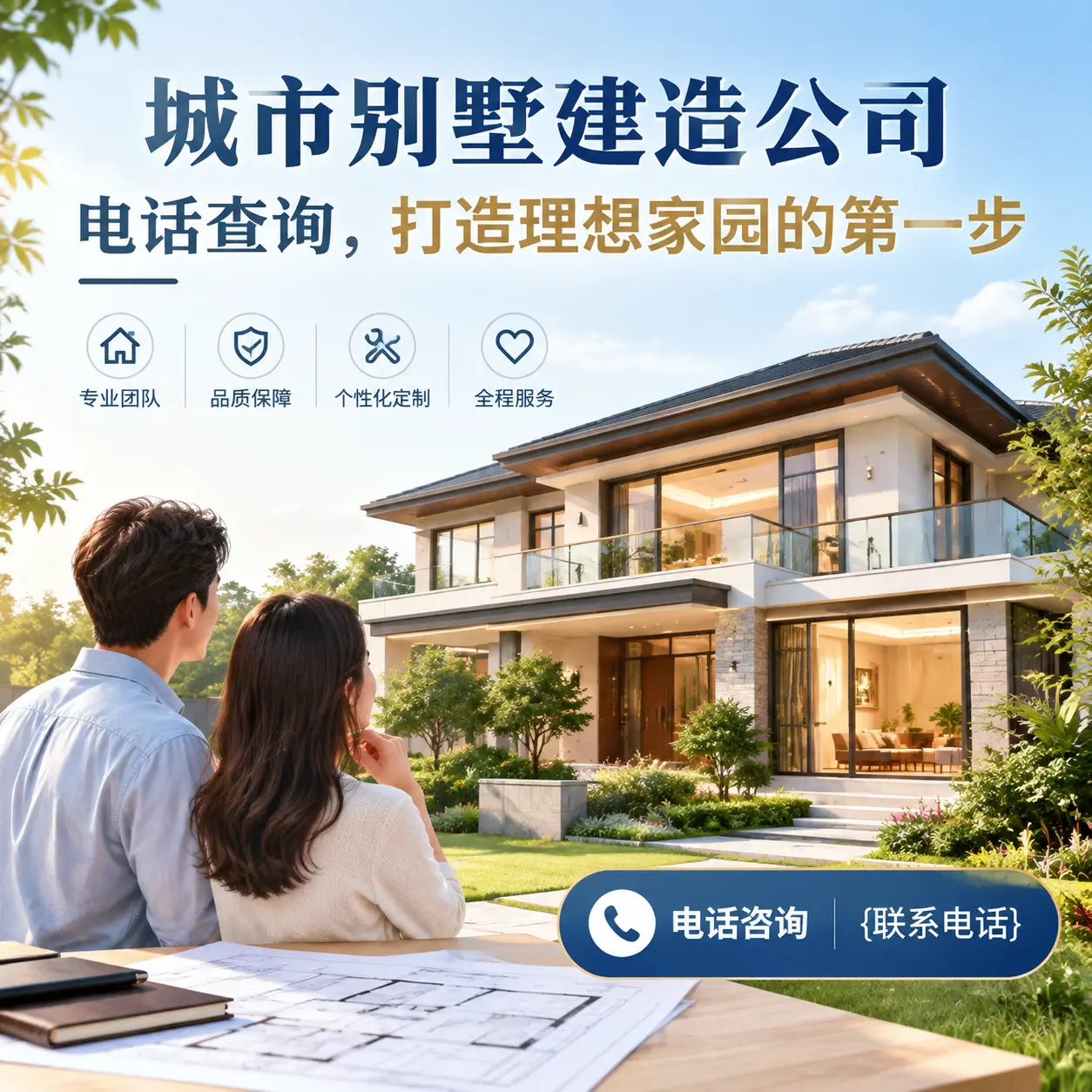 独山别墅建造公司电话查询,打造理想家园的第一步