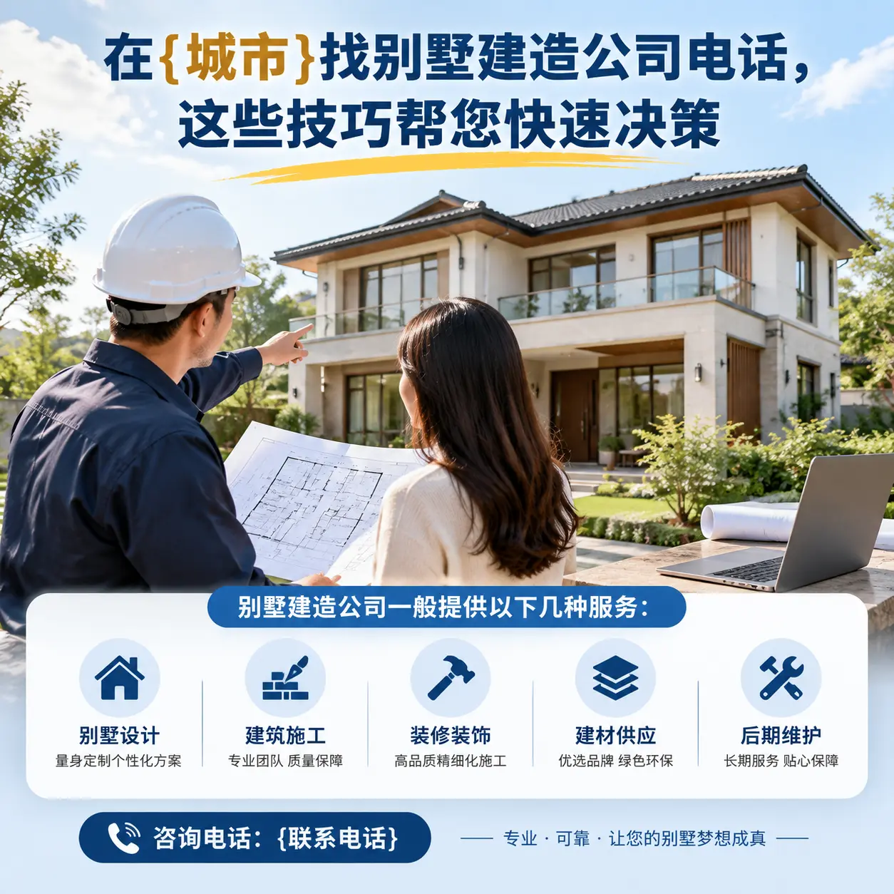 在独山找别墅建造公司电话,这些技巧帮您快速决策