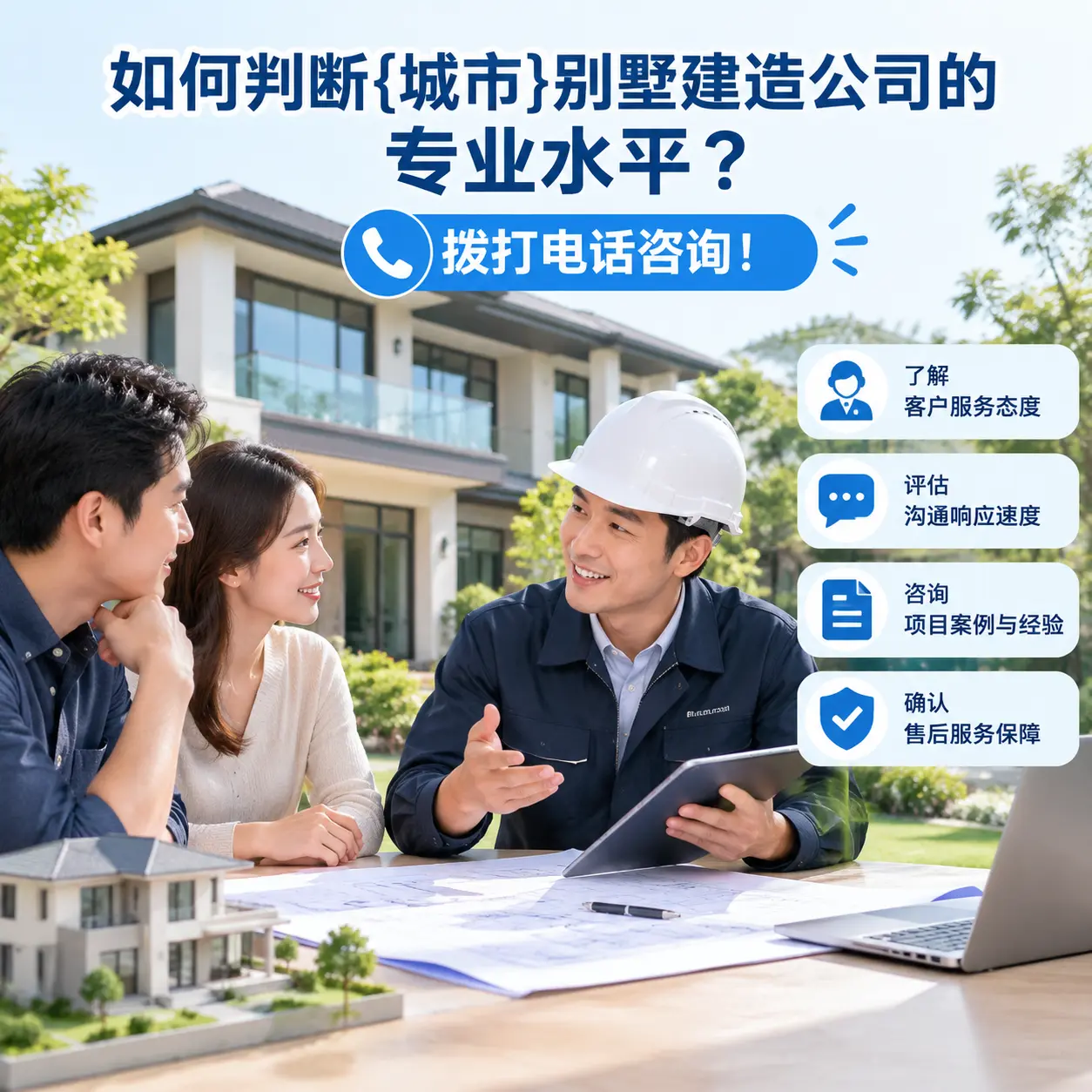 如何判断独山别墅建造公司的专业水平？拨打电话咨询！